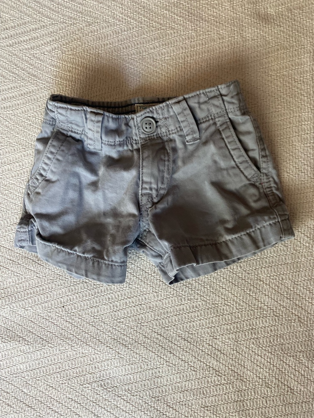 Place Boys 6-9month Gray Khaki Shorts